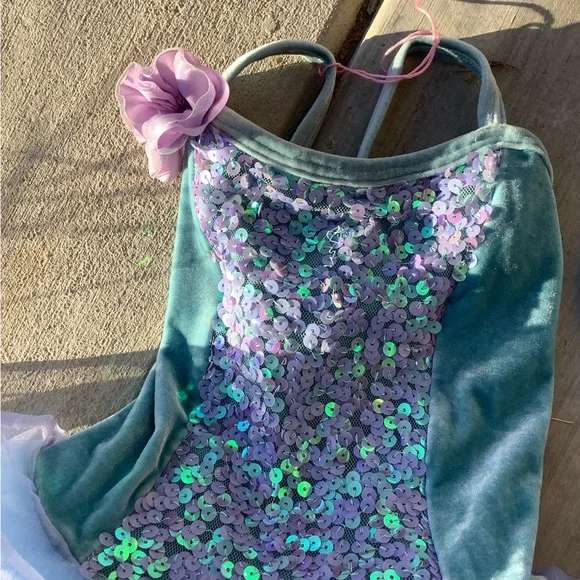 Sparkling Blue and Purple Kids Costume - Picture 13 of 14